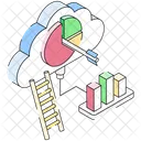 Business Cloud Infographics Cloud Service Icon