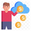 Business Cloud  Icon