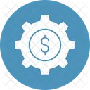 Business Cogwheel Dollar With Cog Icon