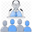 Business Conference Business Meeting Business Training Icon