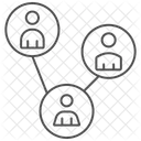 Business Connection Thinline Icon アイコン