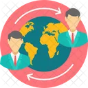 Business Connectivity World Icon