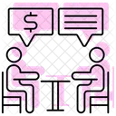 Business Consulting Color Shadow Thinline Icon Icon