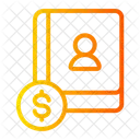 Business Contacct Financial Contact Money Contact Icon