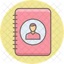Business Contacts Contact Round Icon