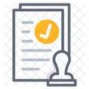 Business contract  Icon