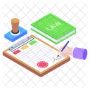 Business Contract  Icon