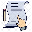 Contract Document Paper Icon