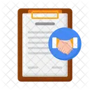 Business Contract  Icon