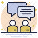 Business Conversation Discussion Business Icon
