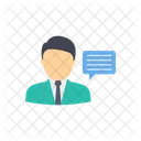 Business Conversation Business Communication Business Chat Icon