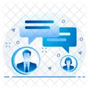 Business Conversation Meeting Discussion Icon