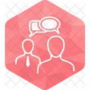 Business Conversation Chat Message Icon
