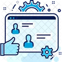 Business Conversation Setting Icon