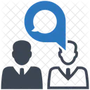 Business Communication Conversation Icon