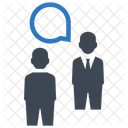 Business Conversation Communication Icon