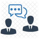 Business conversation  Icon