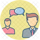 Business conversation  Icon