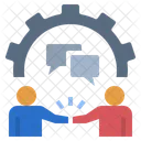 Business Counseling Business Agreement Business Deal Icon