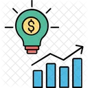 Business creativity growth  Icon