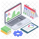 Business Data Analytics Project Analysis Icon
