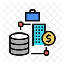 Business Data File Compression Digital Processing Icon