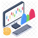 Business Data Report Business Analytics Business Documentation Icon