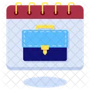 Business Day Calendar Date Icon