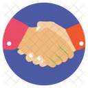 Two Handshaking Partners Icon