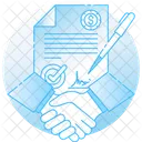 Commitment Contract Agreement Icon