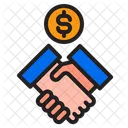 Contract Handshake Money Icon
