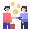 Financial Deal Business Deal Business Agreement Icon
