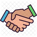 Business Partners Hands Icon