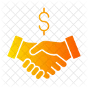 Business Deal Agreement Contract Icon