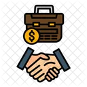 Deal Agreement Contract Icon