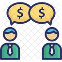 Business Dealing Financial Communication Money Icon