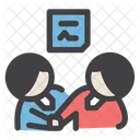 Business Dealing  Icon
