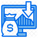 Business Decrease  Icon