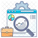 Business Development Business Analysis Web Analytics Icon