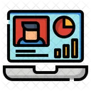 Business Diagram Laptop Icon