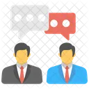 Business Dialogue  Icon
