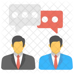 Business Dialogue  Icon