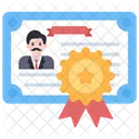Business Diploma Business Certificate Deed Icon