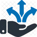 Business Direction Strategy Growth Icon