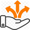 Business Direction Strategy Growth Icon