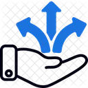 Business Direction Strategy Growth Icon