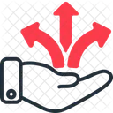 Business Direction Strategy Growth Icon