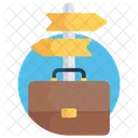 Business Direction Business Navigation Business Way Icon