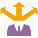 Business Direction Decision Making Direction Icon
