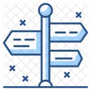 Business Direction Direction Board Sign Board Icon